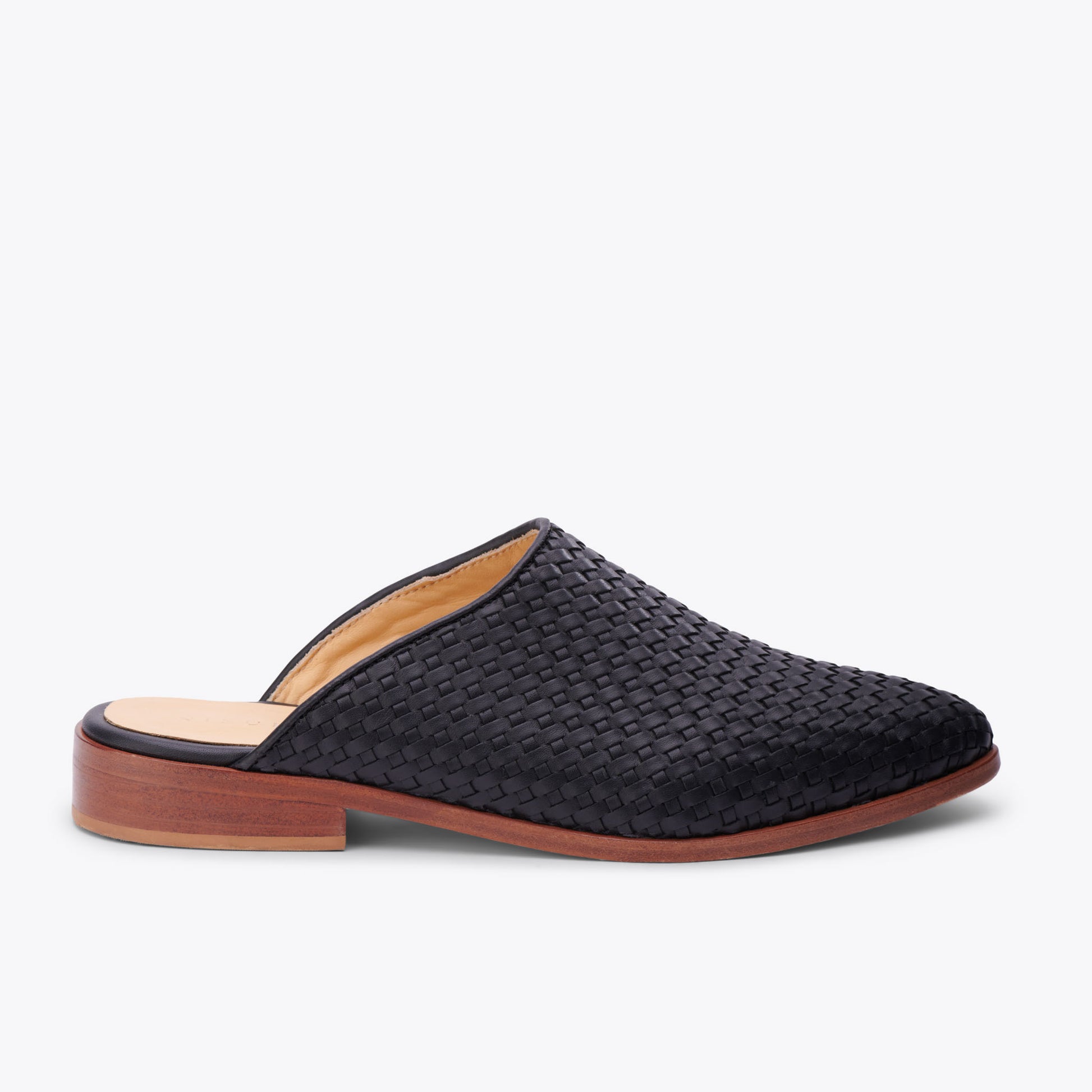 Ama Woven Mule Woven Black