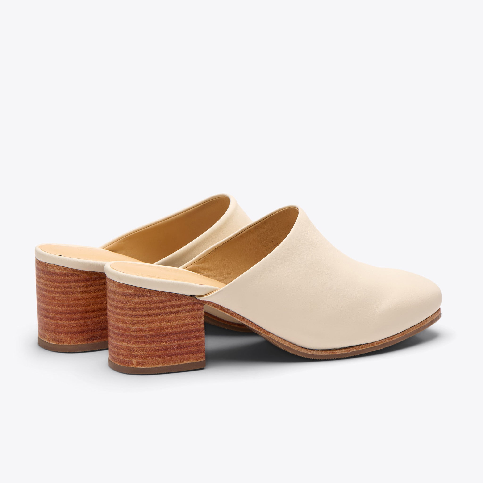 All-Day Heeled Mule Bone