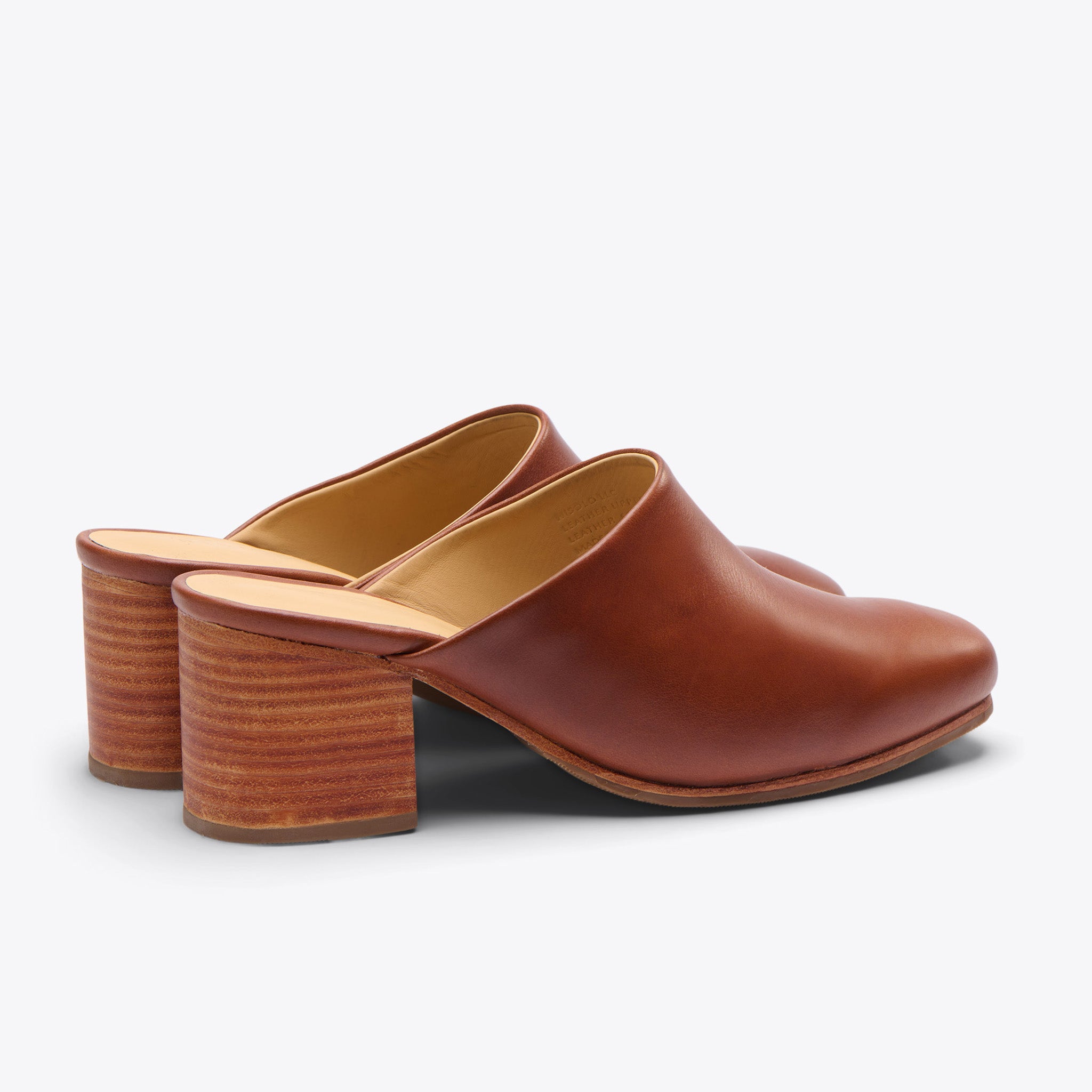 All-Day Heeled Mule Brandy