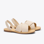 All-Day Cross Strap Sandal Bone