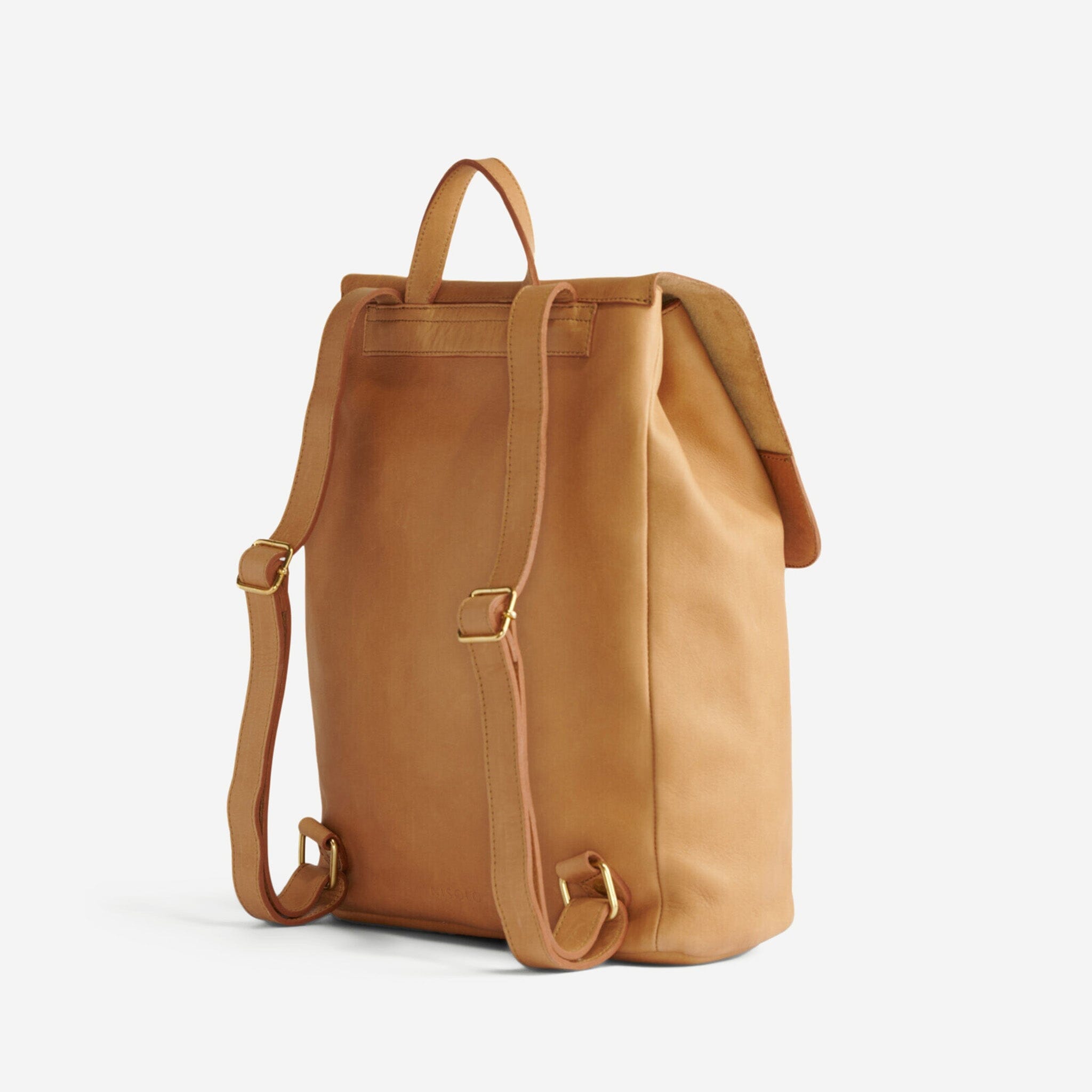 Daniela Drawstring Backpack Almond Backpack Nisolo 