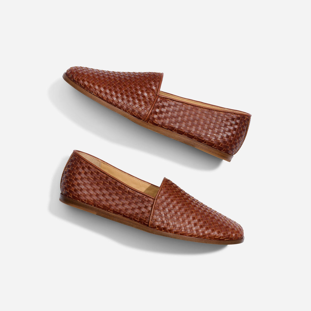 Alejandro Woven Slip On Woven Brandy