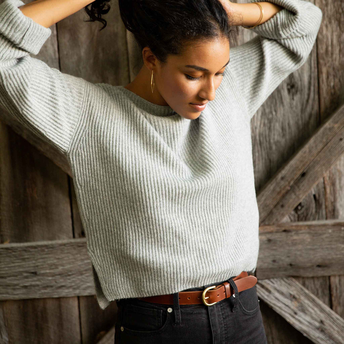 Image 1 of the Noemi Belt Brandy Leather Belt Nisolo 