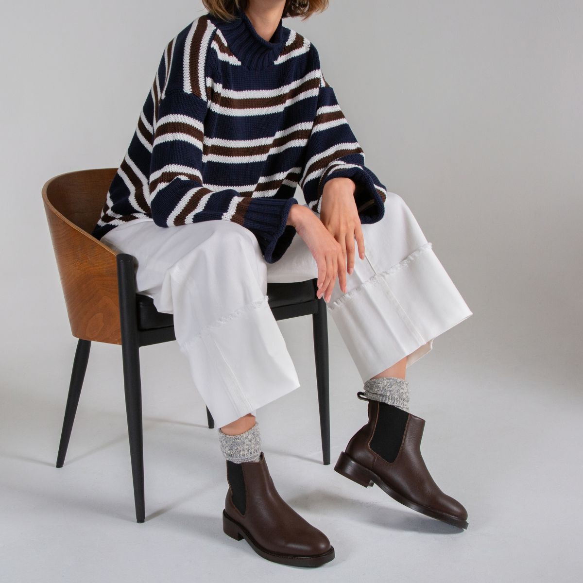 Cara Chelsea Boot Chocolate Brown