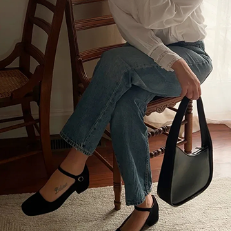 Luna Heeled Mary Jane