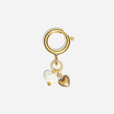 Nisolo - Shoe Charm Heart Pearl Bone