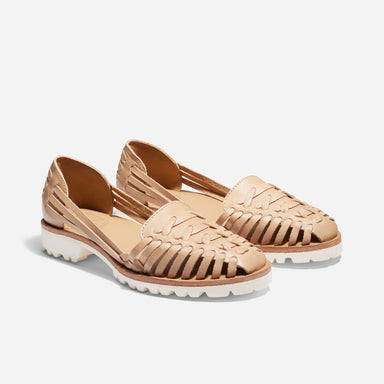 Nisolo - Women's Huarache Lug Sandal Almond