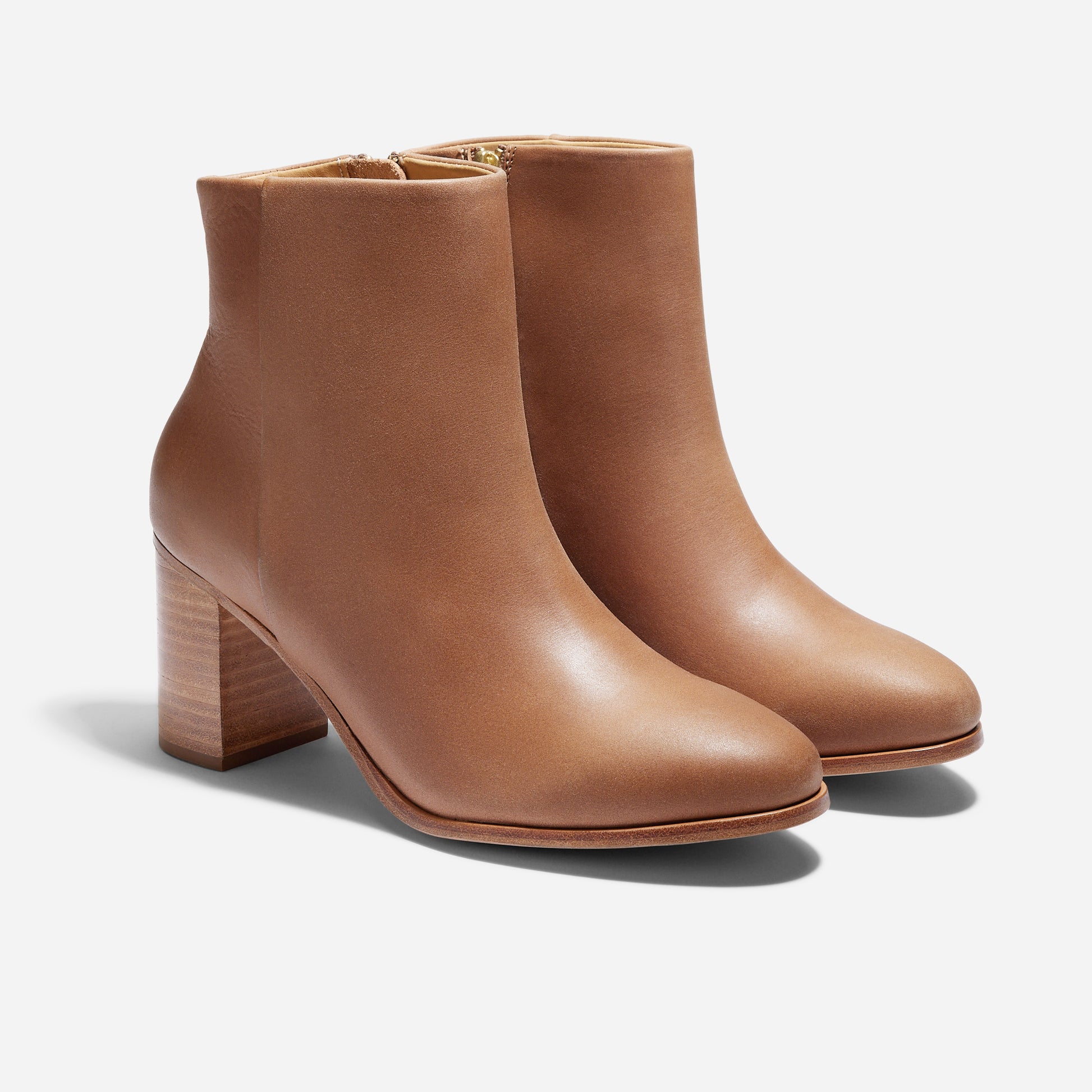 Lia Heeled Bootie Almond