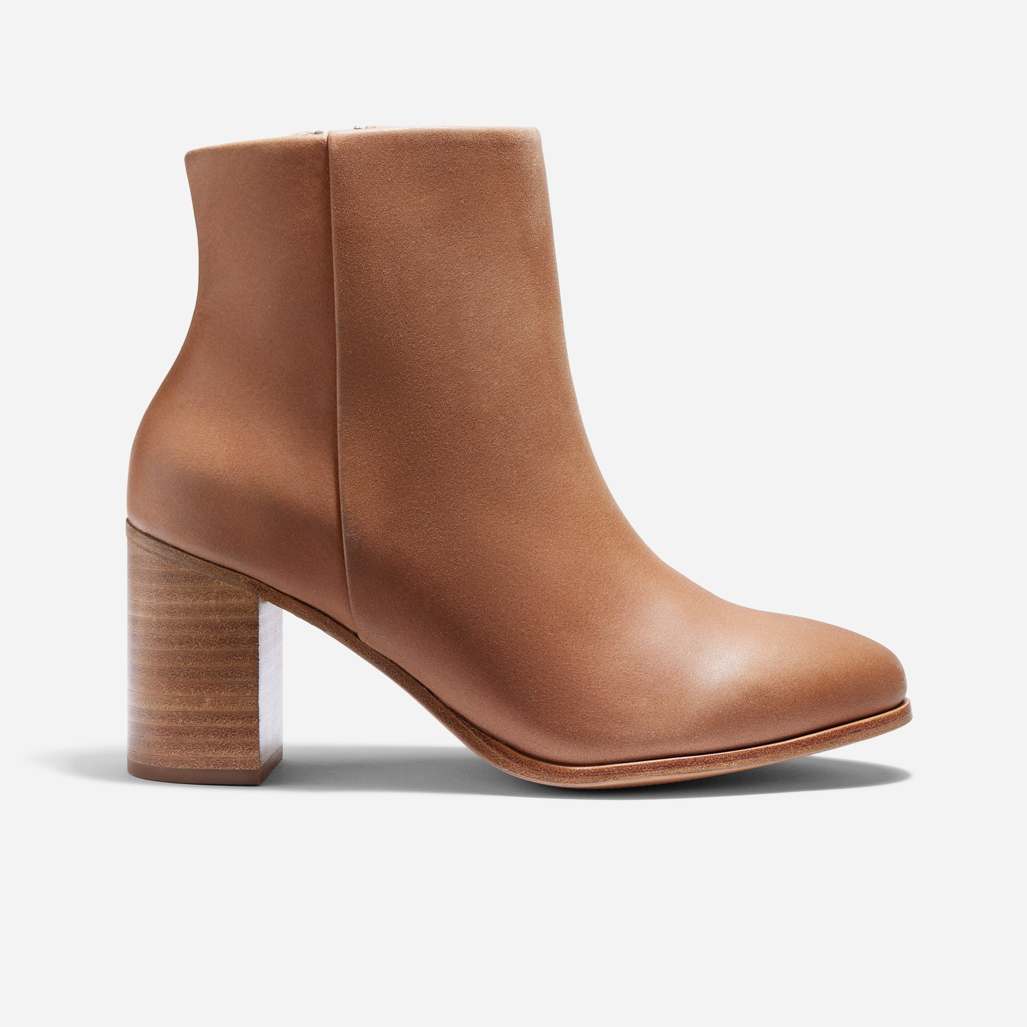Lia Heeled Bootie Almond