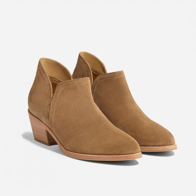 Nisolo - Mia Everyday Ankle Bootie Taupe Suede