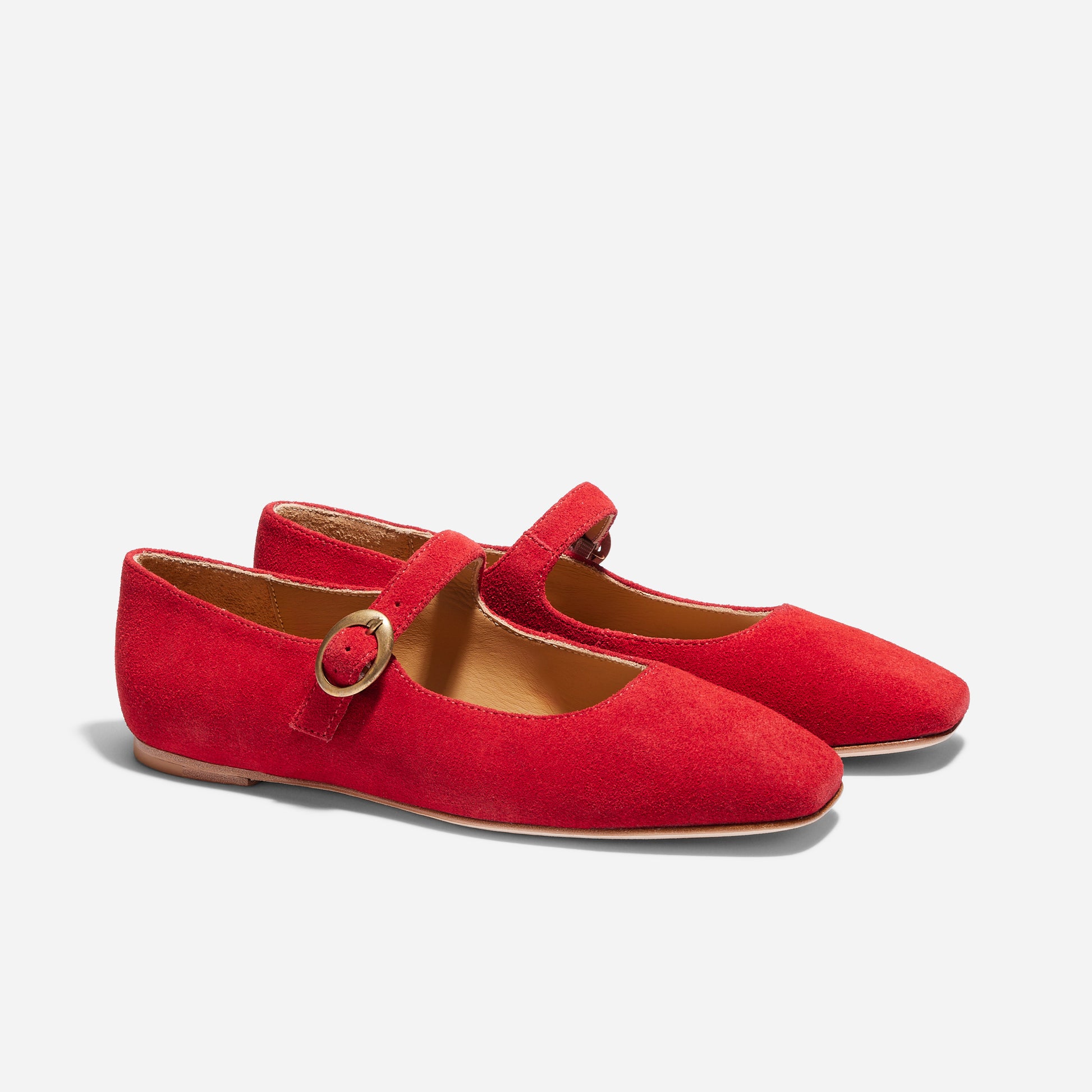 Lola Mary Jane Red Suede