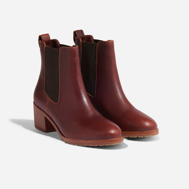 Nisolo - Ana Go-To Heeled Chelsea Boot Auburn