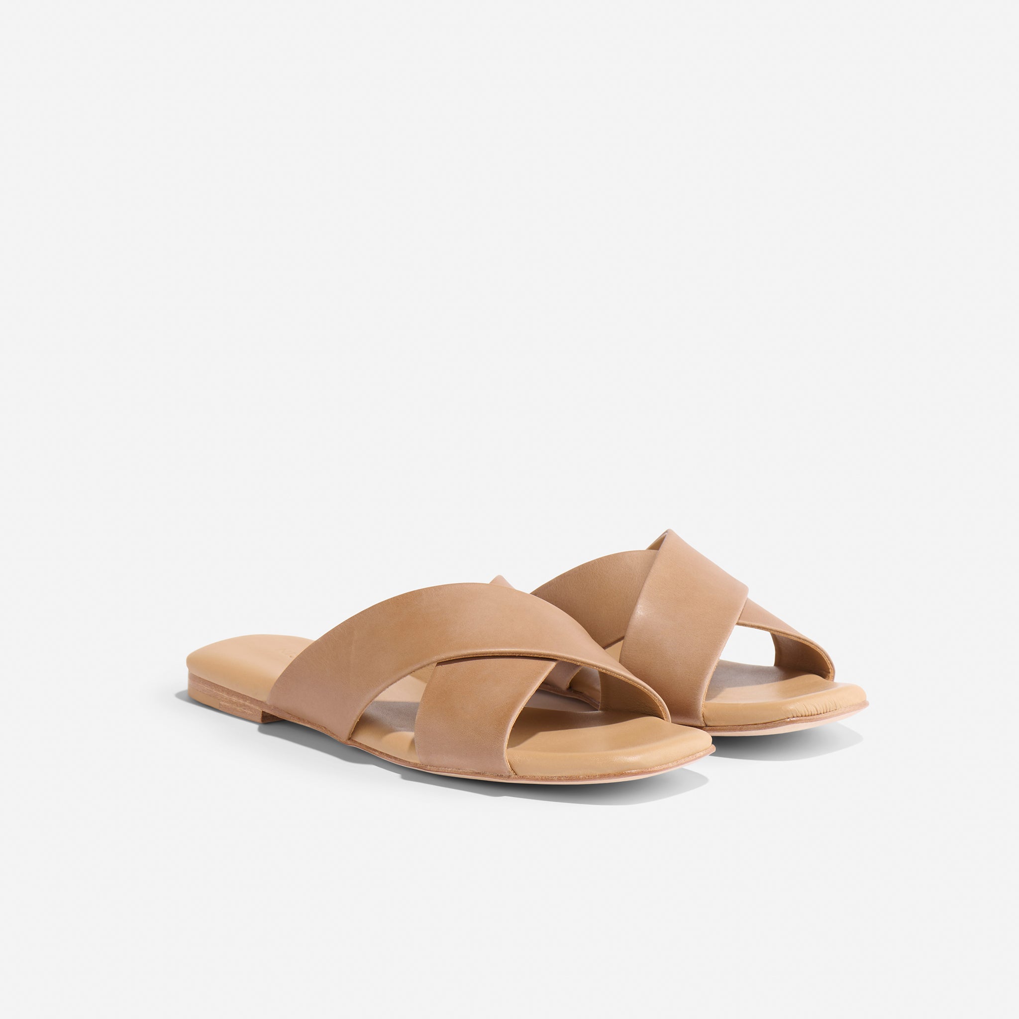 Catalina Slide Sandal Almond