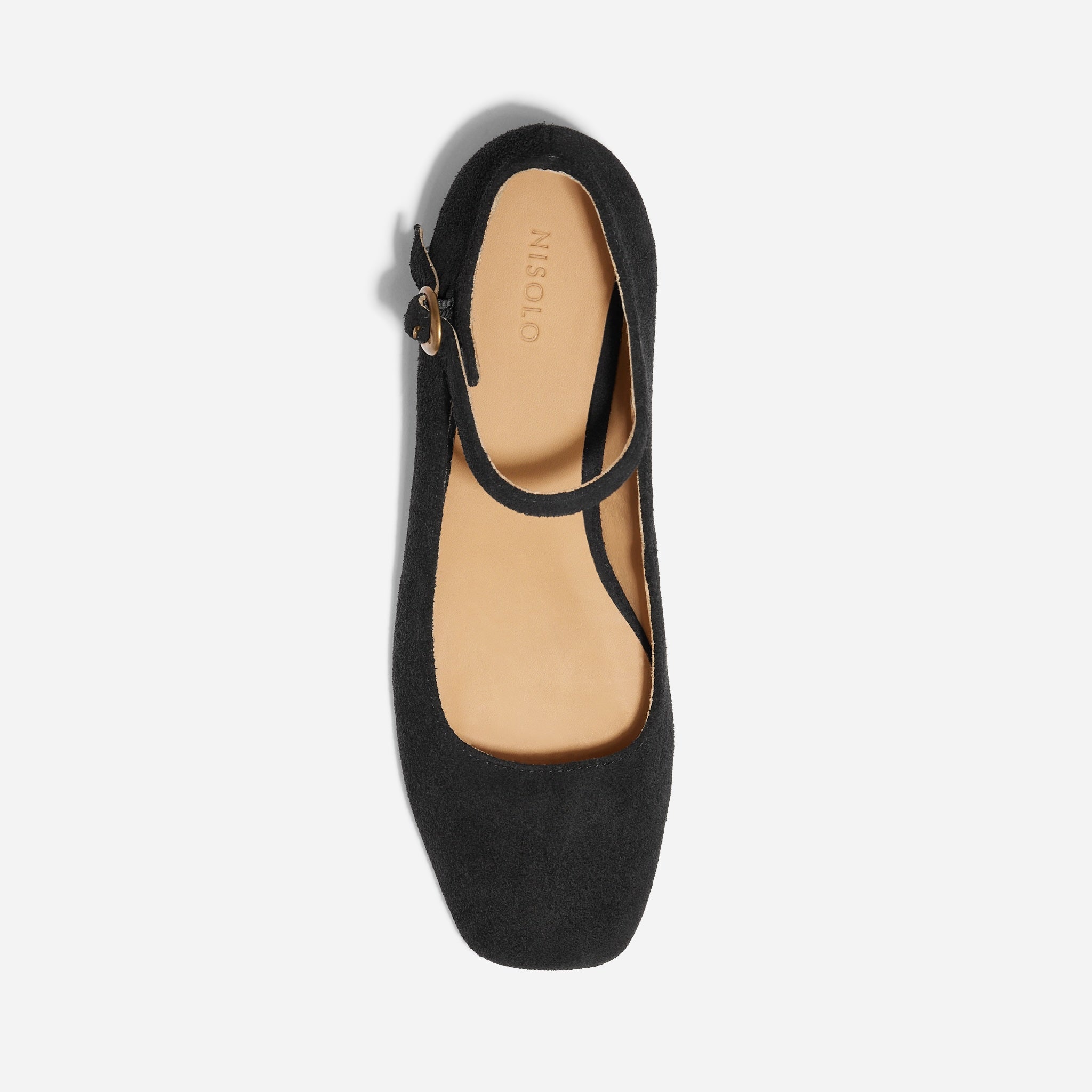 Luna Heeled Mary Jane Black