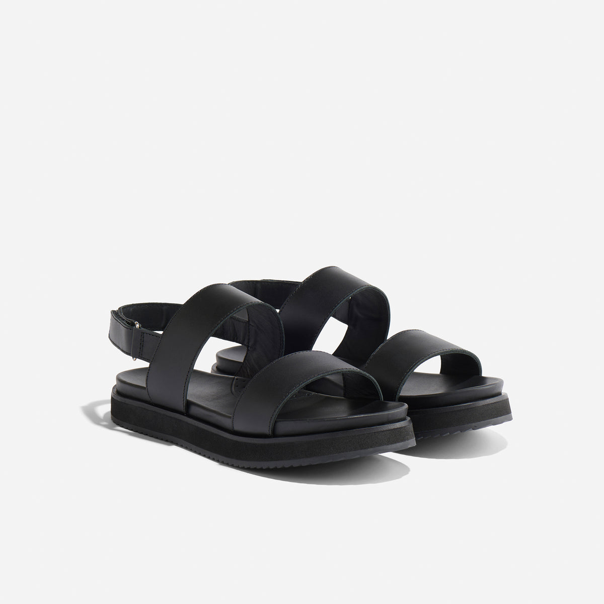 Go-To Flatform Sandal Black/Black - Main Image