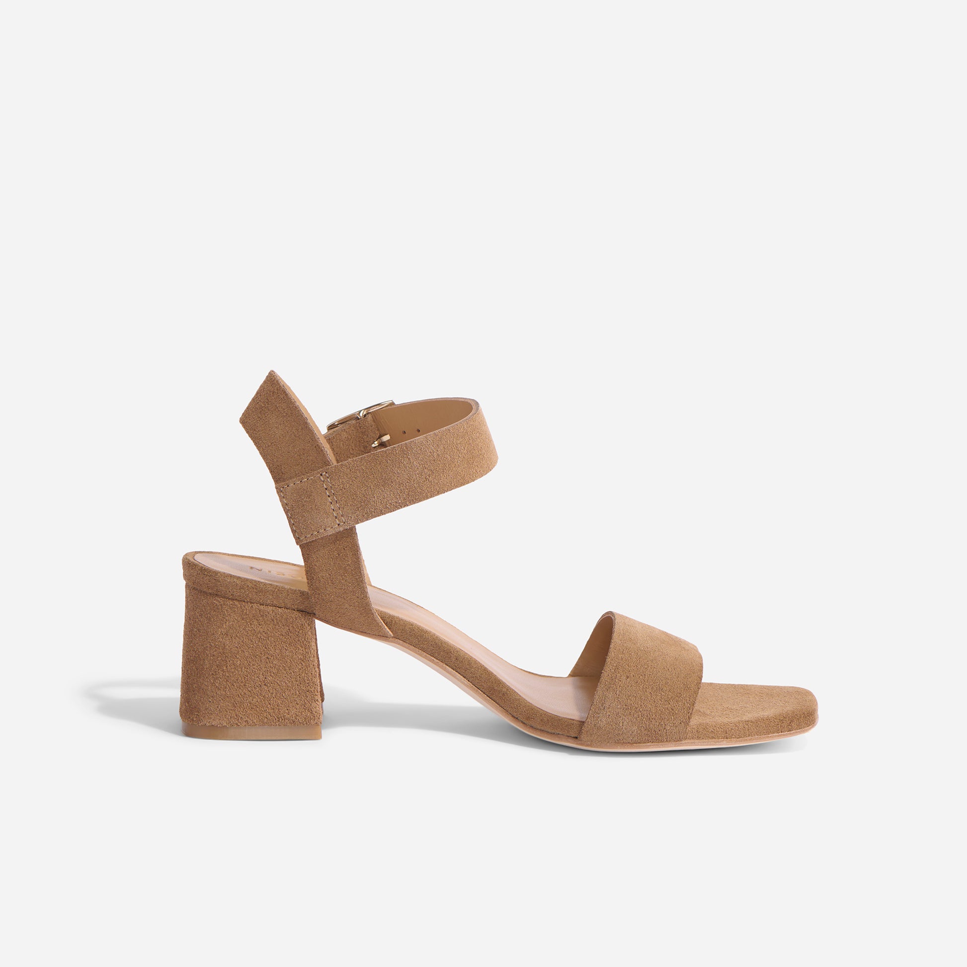 Stella Go-To Block Heel Taupe Suede