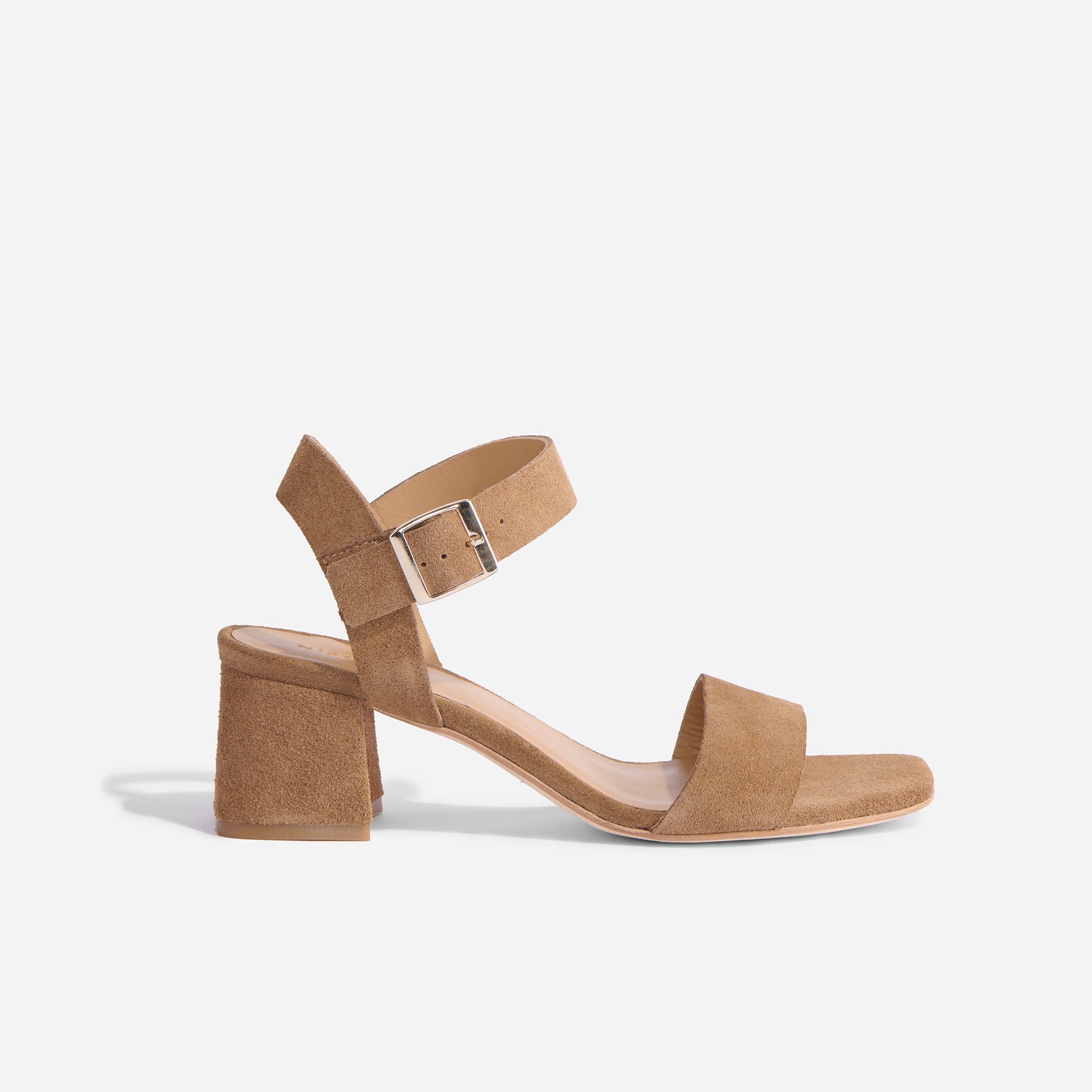 Stella Go-To Block Heel Taupe Suede