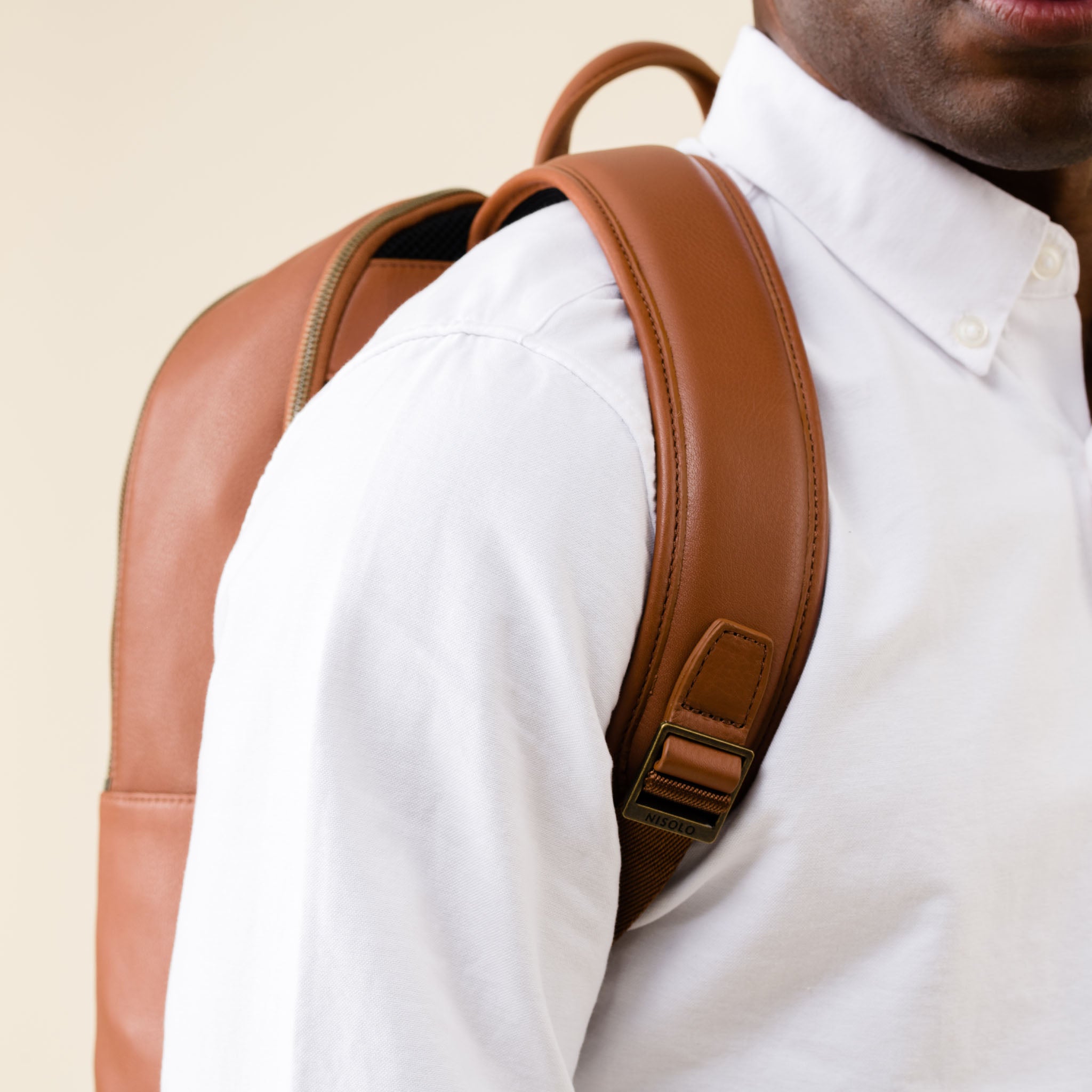 Alex Commuter Backpack Caramel – Nisolo