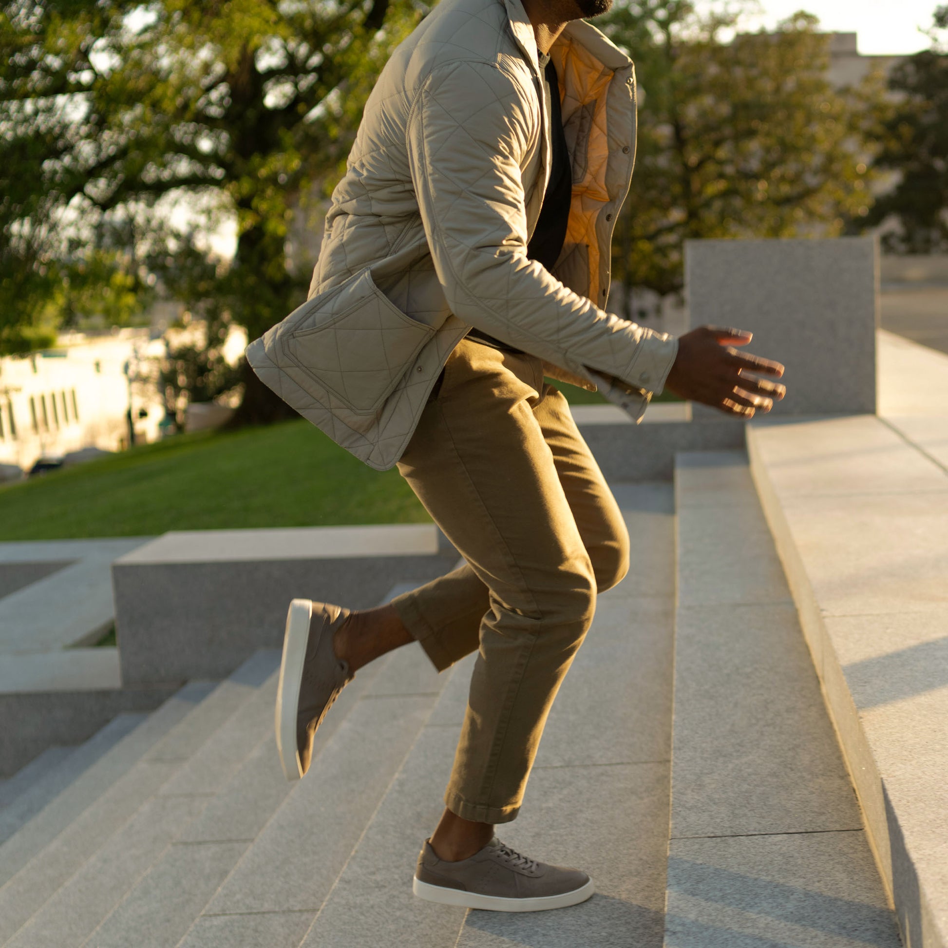 Men's Beto Go-To Court Sneaker Grey