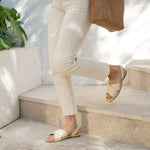 All-Day Cross Strap Sandal Bone