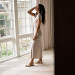 All-Day Cross Strap Sandal Bone