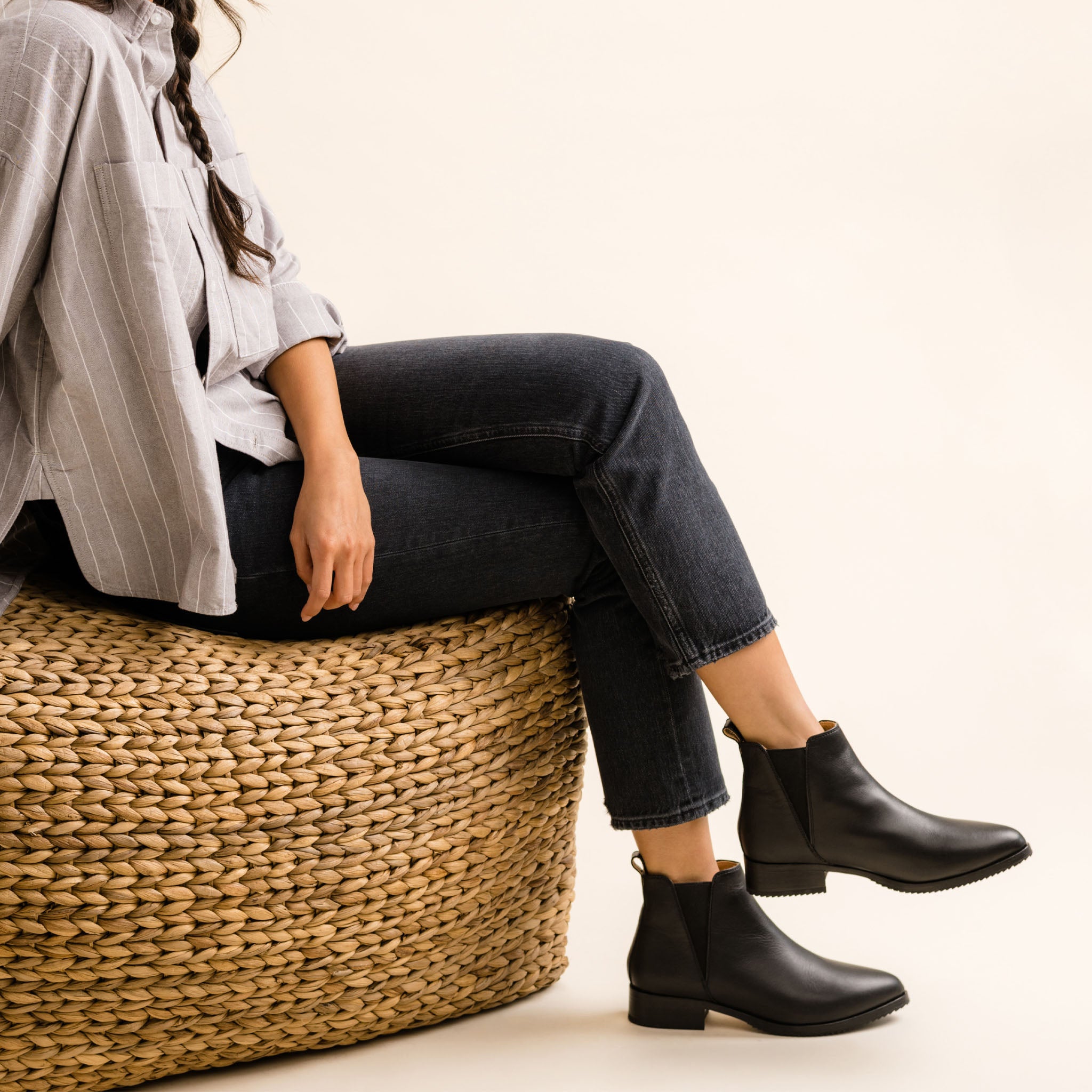 Eva Everyday Chelsea Boot Black/Black