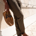 Image 1 of the Men's Huarache Sandal Almond Men's Leather Slip On Nisolo 