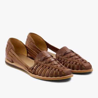 Women's Huarache Sandal Brown Women's Leather Sandal Nisolo 