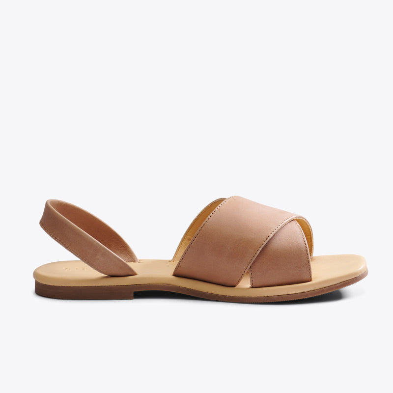 Product image 4 of the All-Day Cross Strap Sandal Almond Nisolo 