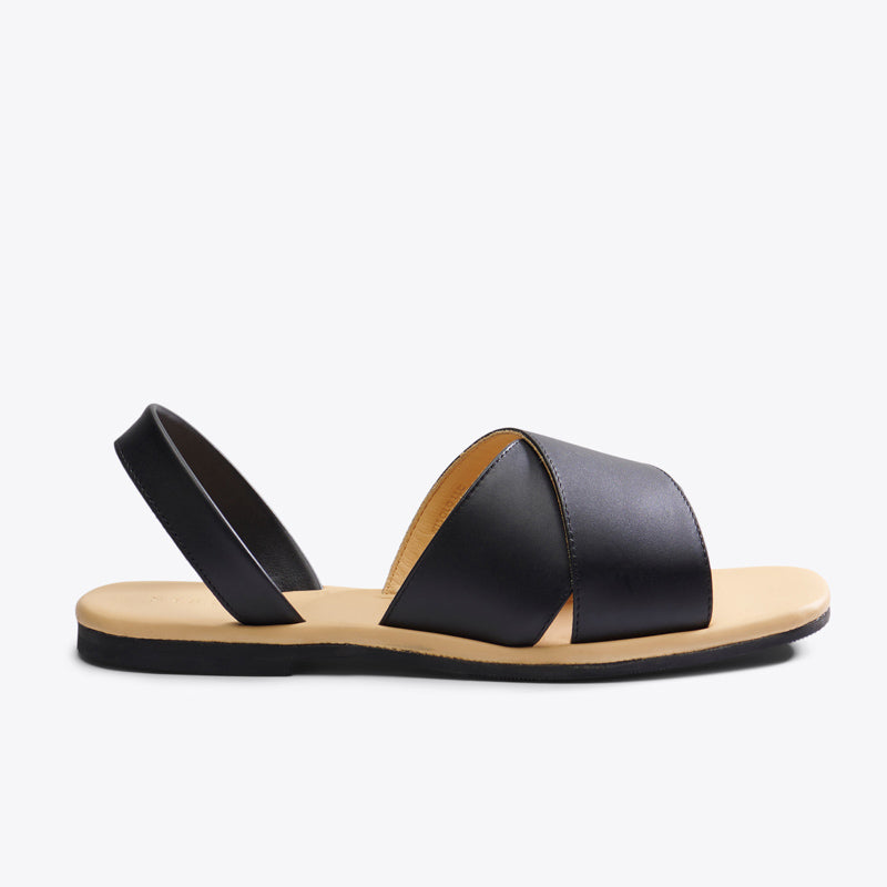 Image 3 of the All-Day Cross Strap Sandal Black 