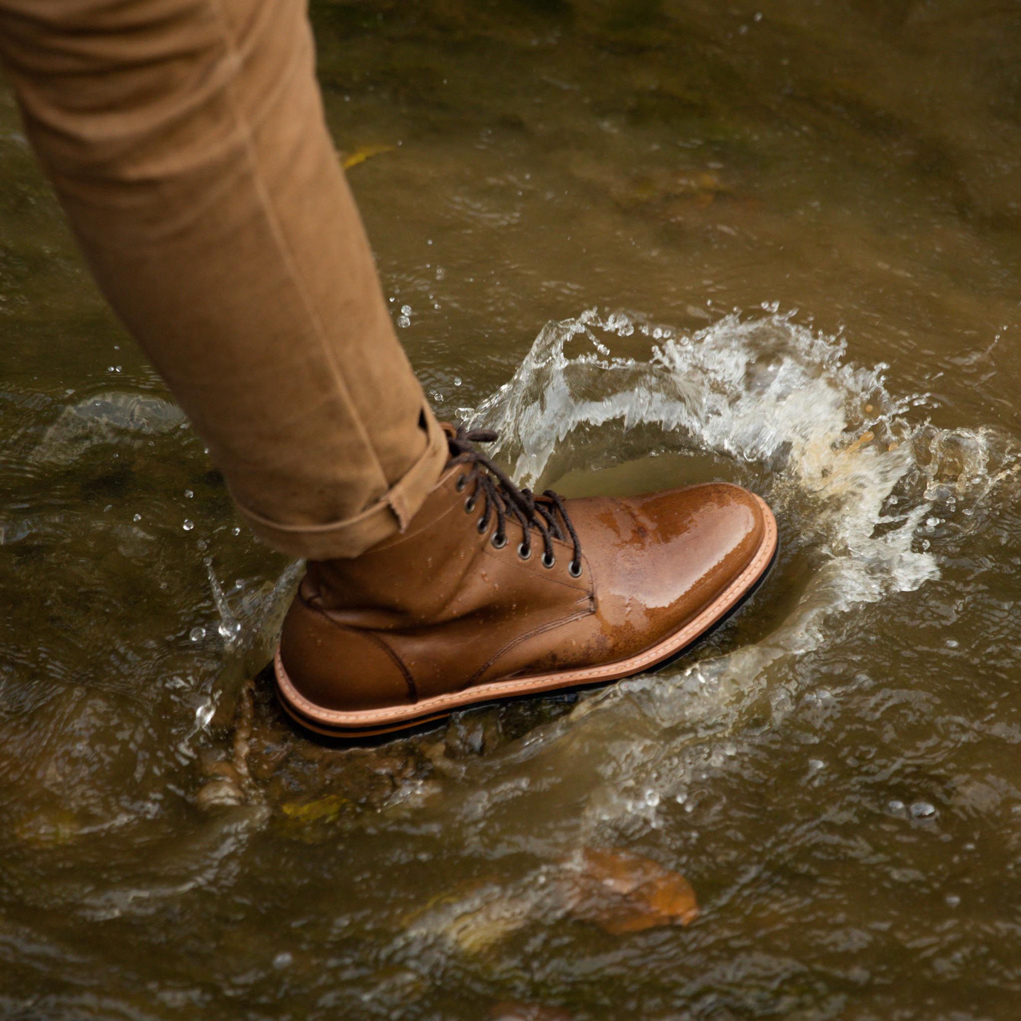 Image 2 of the All-Weather Andres Boot Brown Men's Leather Boot Nisolo 