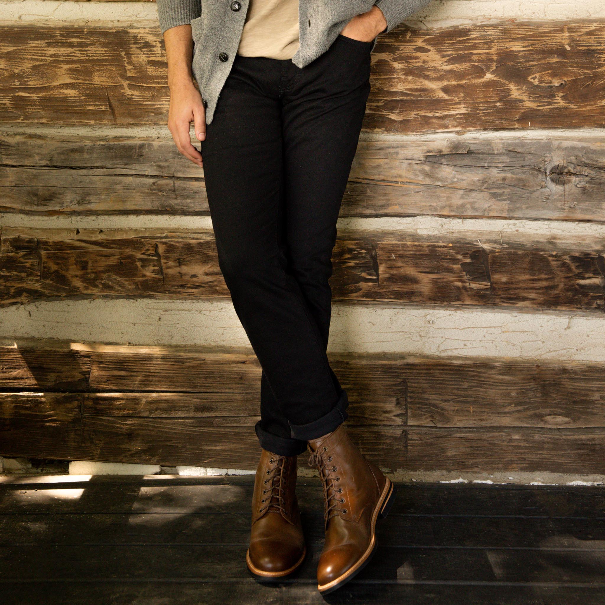 Image 4 of the All-Weather Andres Boot Brown Men's Leather Boot Nisolo 