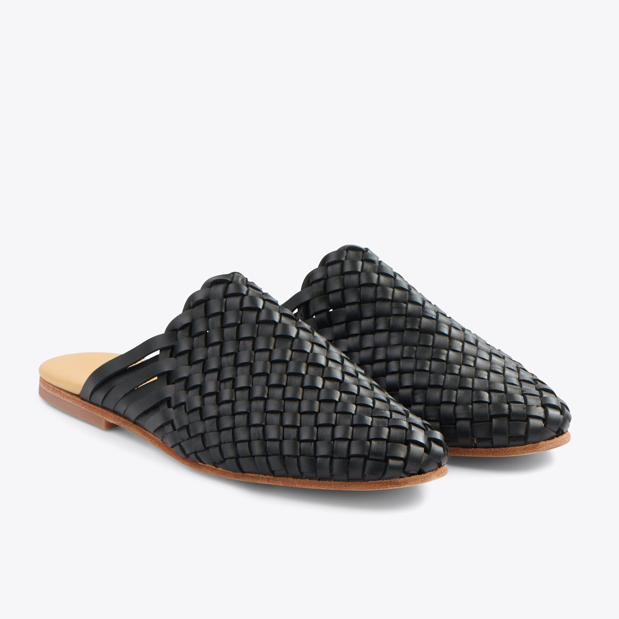Go-To Woven Slip On Woven Black Women's Leather Slip On Nisolo 
